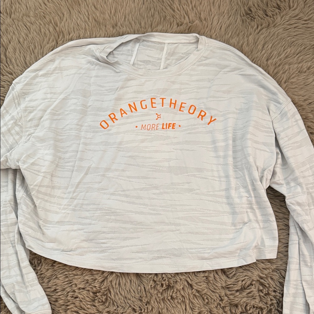 Orangetheory Lululemon Crop Long Sleeve